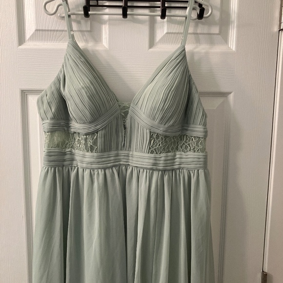 Sage Bridesmaid Dress - Picture 1 of 2